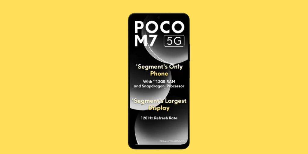 POCO M7 5G: 